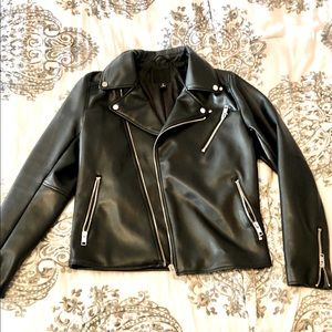 H&M Faux Leather Biker Jacket